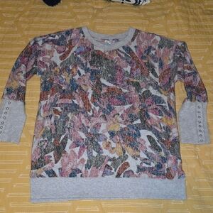 Westbound Sweater with Multicolor Abstract Design